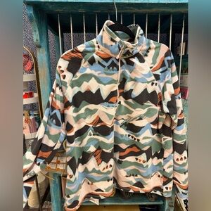 Eddie Bauer Multicolor Fleece Jacket